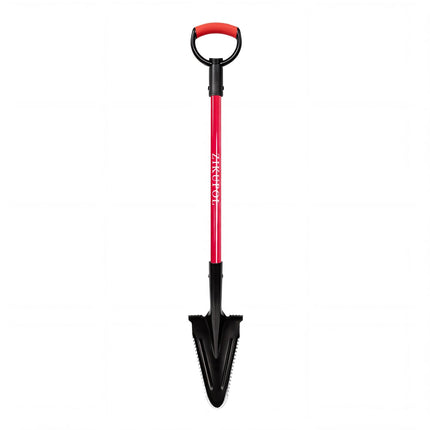 ZIKUPOL Root Shovel Garden Spade Shovel with Double Serrated Blades for Trenching, Digging,Planting,Metal Detecting,46 Inches