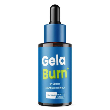 (1 Pack) Gela Burn Drops, Official GelaBurn Liquid Supplement Dropppers with Premium Ingredients, Advanced Formula Support Overall Health & Wellness Reviews (2oz/60ml)