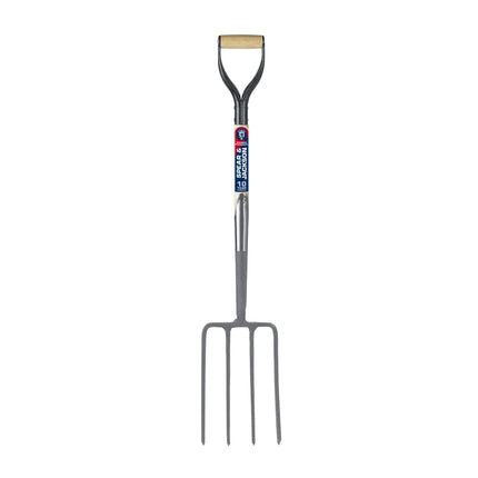 Spear & Jackson Neverbend Professional Digging Fork – Heavy-Duty Forged Carbon Steel Garden Fork for Tough Soil and Cultivation