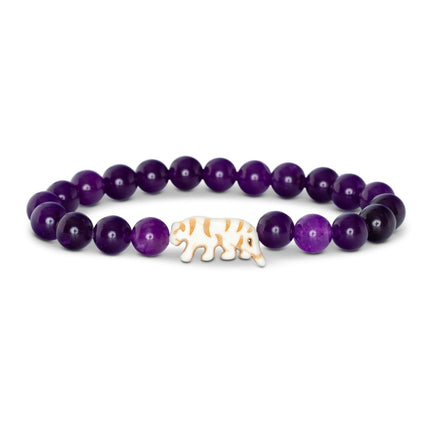 Fahlo Prowl Tiger Tracking Bracelet, Royal Purple, One Size