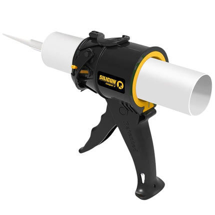 SILIGUN™ Gen-3 Compact Caulking Gun - No Drip Caulk Gun - Patented Design - Lightweight ABS Frame