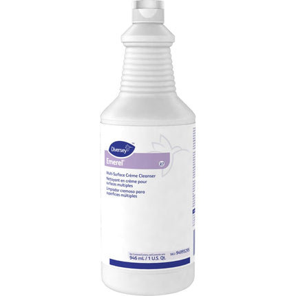 Diversey Emerel Multi-Surface Creme Cleanser, Fresh Scent, 32 oz, 12 Pack