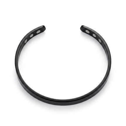 KALM Bracelet, Adjustable Bangle Bracelets for Women, with Gift Box (Black)