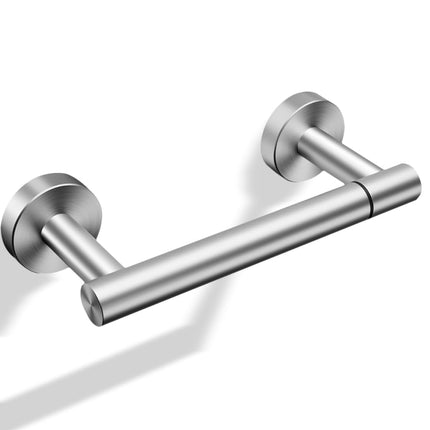 Day Moon™ Toilet Paper Holder Wall Mount, Modern Roll Holder for Bathroom, Stainless Steel Rustproof Double Post Pivoting Tissue Roll Holder for Bathroom, Classic, Brushed Nickel