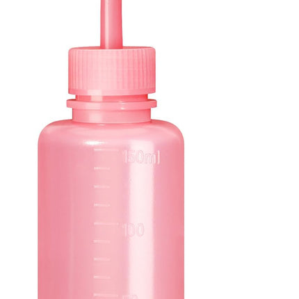 Valchoose 150ml Pink LDPE Squeeze Wash Bottle, Bent Nozzle Portable, 1 Pack