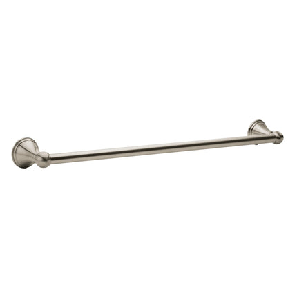 Moen Preston Collection Brushed Nickel 18-Inch Single Bathroom Towel Bar, DN8418BN