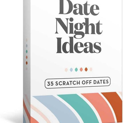 35 Scratch Off Date Night Ideas, Couples Gifts for Him, Her, Girlfriend, Boyfriend, Wife or Husband - Women or Men Anniversary Card Game, Engagement Gifts for Couples, Bridal Shower, Wedding, Birthday
