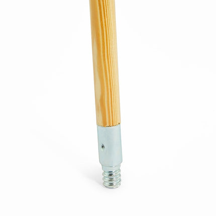 Coastwide Professional 60 Inch Wood Push Broom Handle, Threaded Tip