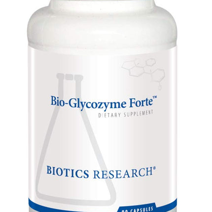 BIOTICS RESEARCH Bio Glycozyme Forte Multivitamin for Glycolytic Support, Vanadium, Zinc, Chromium, Manganese, Inositol, Catalase, Healthy Metabolism and Homocysteine 90 Capsules