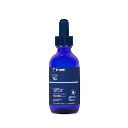 Trace Minerals Liquid Ionic B12 1,000 mcg Supplement, 2 Ounce