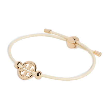 Tory Burch Women's Miller Slider Bracelet, Tory Gold/Ivory, One Size