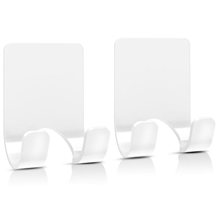 VIS'V Shower Wall Adhesive Razor Holder for His and Hers, White, 2 Pcs