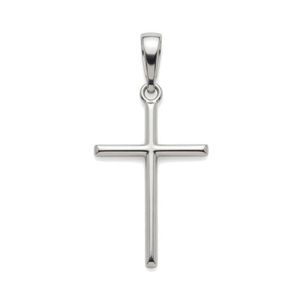 silverzone77 Cross Sterling Silver 925 Pendant Minimalistic Religious Unisex Jewelry