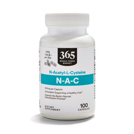 365 by Whole Foods Market, N-Acetyl L-Cysteine 500mg, 100 Count