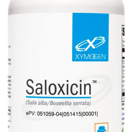 XYMOGEN Saloxicin - Antioxidant Support Supplement - Grape Seed Extract, Pomegranate Fruit & Cranberry Supplement - White Willow Bark & Boswellia Extract - 120 Capsules