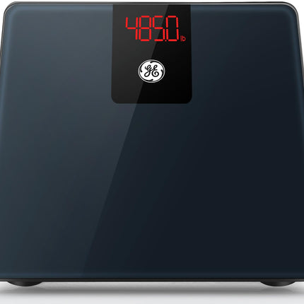 GE Bathroom Scale for Body Weight, Digital Weight Scales 500lb Heavy Duty Measuring Device for People Accurate BMI Weighing Machine with Bluetooth, Black