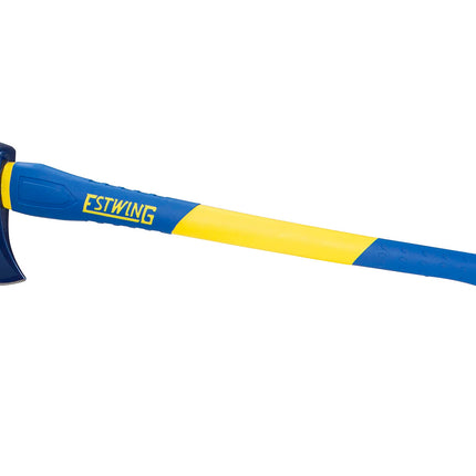 Estwing Axe, 4 lb Forged Head with 36-Inch Fiberglass Handle, Hardened up to 50-55 HRC, Suitable for Cutting, Chopping, Splitting, and Shaping Wood, Model #62441