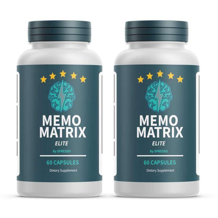 (2 Pack) Memo Matrix Capsules, Official MemoMatrix Supplement Pills with Premium Ingredients, Advanced Formula Support for Active Lifestyle & Overall Wellness Reviews (120 Capsules)