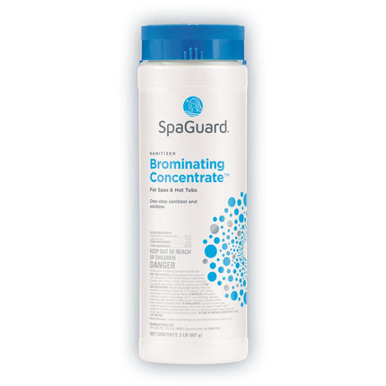 SpaGuard Brominating Concentrate for Spas & Hot Tubs, 2 lb, Single, One-Step Sanitizer & Oxidizer, pH Neutral, Easy to Use, Fast-Dissolving Brominating Granules
