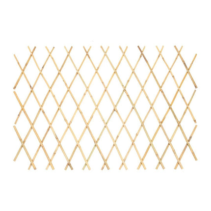 Mininfa Expandable Bamboo Trellis, Expandable Fence 48 by 72 inch, Bamboo Lattice Fence for Dog, Pet, Climbing Plants, Vine, Ivy, Rose