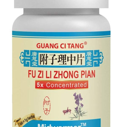 Fu Zi Li Zhong Pian - Midwarmer - 200 mg 200 Tablets