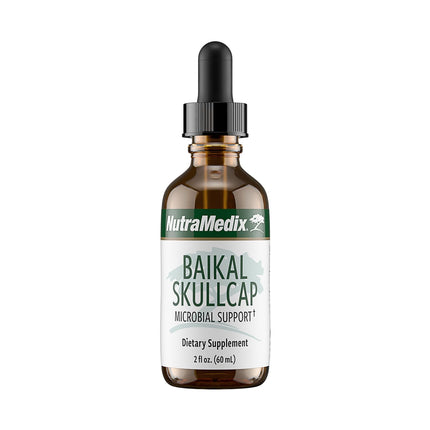 NutraMedix Baikal Skullcap Tincture - Daily Skullcap Supplement for Heart Health + Immune Support - May Promote a Wide Range of Microbial Support (2 oz)