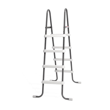 Intex Steel Frame Above Ground Swimming Pool Entry/Exit Ladder for 48" High Wall Pools, 300 Pound Capacity, Accessory Only, Pool Not Included