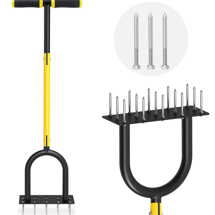 Coopvivi Lawn Aerator Tool - Grass & Soil Aerator for Lawn & Yard Care