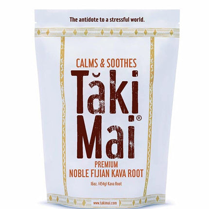 Taki Mai Noble Kava Kava Root Powder 16oz – Authentic Traditional Grind, Natural Evening Relaxation, Restful Nights and Calm Rituals, 100% Pure Noble Kava