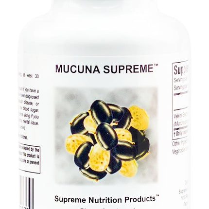 Supreme Nutrition Mucuna Supreme, 90 Pure Cowhage Vegetarian Capsules