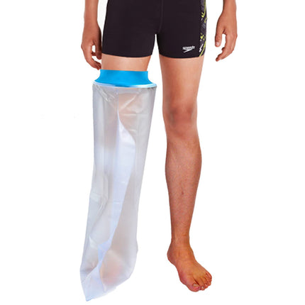 Asunby Leg Cast Covers for Shower Adult,Waterproof full Leg Cast Protector for Showering/Swimming,Reusable Elastic Cast Bag for Broken Knee Foot Ankle Burns Care Supplies, After Surgery Gifts