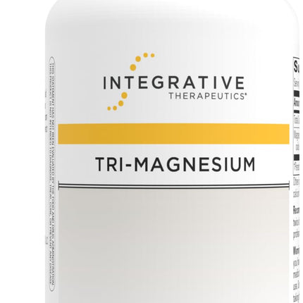 Integrative Therapeutics Tri-Magnesium - Supports Cellular Energy & Energy Metabolism* - Magnesium Supplement for Heart & Nerve Health Support* - Dairy-Free & Gluten-Free - 90 Capsules (90 Servings)