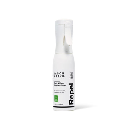 Jason Markk Shoe & Sneaker Protector Repel Spray, Water & Stain Repellent for Shoe and Sneaker Care, Non-Aerosol Footwear Protector Spray, Safe for Leather, Suede, Nubuck, Cotton, Knits, 5.4oz