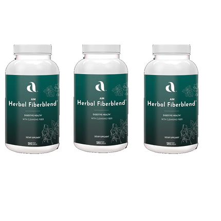 AIM Herbal Fiberblend 280 Capsules (3 Bottle) Helps Maintain Whole Body Healthy