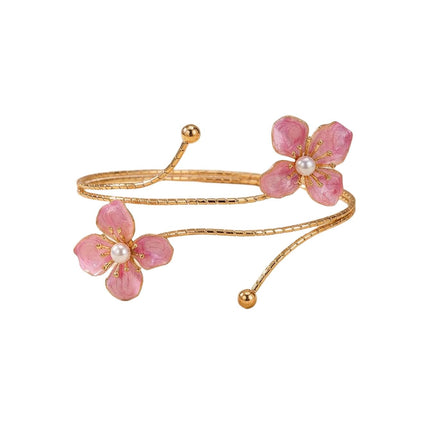 MakeMeChic Women's Gold Arm Cuff Jewelry Bracelet