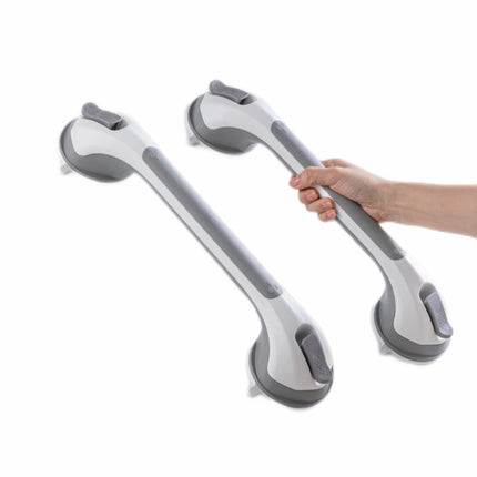 TAILI Grab Bars for Bathtubs and Showers 2 Pack Suction Grab Bar, Heavy Duty Shower Handle Removable Bath Handrails for Seniors and Elderly, Bathroom Safety Grip No Drilling Waterproof,Grey