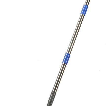 Garden Rake, 5 FT Metal Rake for Lawns Level Head Rakes with Stainless Steel Handle for Loosening Soil