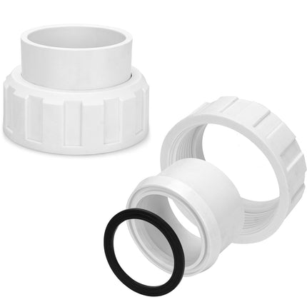 Salt Cell 2" Union Connector Kit Replacement for Hayward Salt Chlorine Generator, GLX-Cell-Union for Hayward AquaRite turbo cell T-3 T-15 Union, for Hayward Salt Cell Coupling Pool and Spa Pump Part