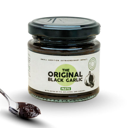 The Original Black Garlic Paste 100g - Sweet & Savoury, Aged to Perfection, 100% Natural Ingredients, Vegan Friendly - Gourmet, Culinary Delight