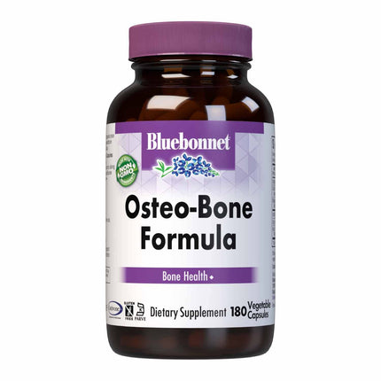 BlueBonnet Osteo-Bone Formula Vegetarian Capsules, 180 Count