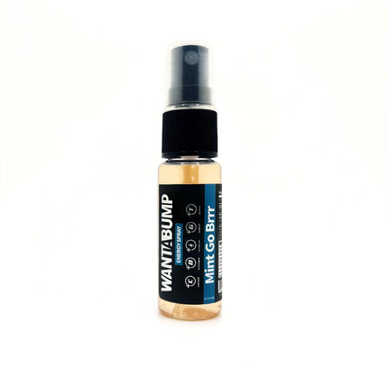 Want A Bump Energy Spray & Breath Freshener | 400mg Caffeine | B 3, 6, 12 Vitamin Spray | Electrolytes Spray | No Jitters | No Crash | Oral Spray