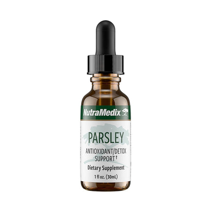 NutraMedix Parsley Herbal Supplement - Parsley Leaf and Stem Extract - Antioxidant Support, Body Detox & Cleanse Support - Liquid Herbal Supplements for Immune Health (1oz / 30ml)