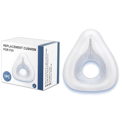 1 Pack Replacement Cushion Compatible with ResMed AirFit F20 Large, F20 Full Face CPAP Mask Cushion Supplies, Covers Nose and Mouth (1)