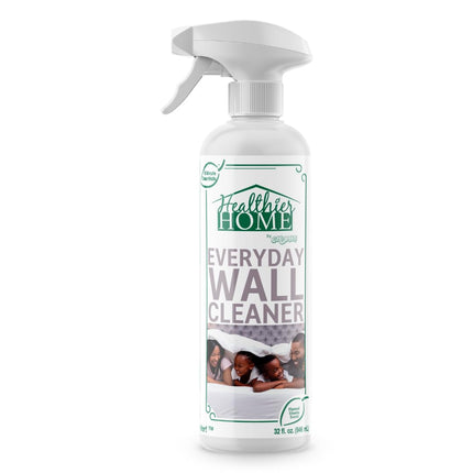 CHOMP! Painted Wall Cleaner Spray, Multipurpose for Walls, Ceilings, and Baseboards, Removes Dirt, Dust, Odor, Stains, Healthier Home 5-Minute CleanWalls 4-in-1, 32 Ounces (Flannel Sheets Scent)
