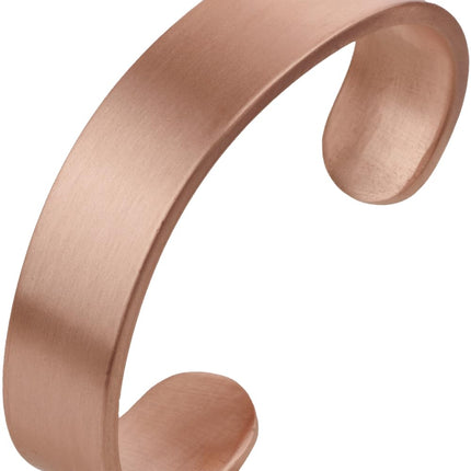 DEMMEX 3mm Thick Solid Copper Bracelet for Men & Women – 100% Pure, Raw, Uncoated Brushed Matte Copper Cuff – No Magnets – Heavy Gauge Thickest of Its Kind – Handmade in Turkey