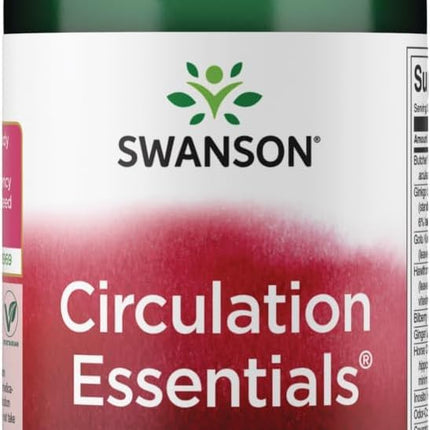 Swanson Circulation Essentials 60 Veg Capsules