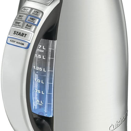 Cuisinart 1.7 L. Programmable Electric Kettle, Tea Kettle, CPK-17P1