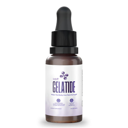 GELATIDE Liquid Drops with Botanical Extracts – Natural Formula with Maca, Grape Seed Extract, Chromium & Herbal Blend – Non-GMO, Stimulant-Free – Made in USA – 2 fl oz, 60 Serving, 1 Month Supply