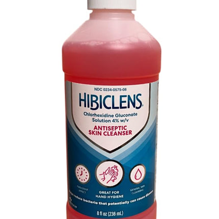 Hibiclens – Antimicrobial and Antiseptic Soap and Skin Cleanser – 8oz – for Home and Hospital – 4% CHG