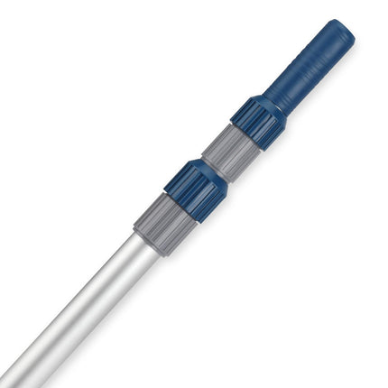 Orvella Pool Pole, 16FT Telescopic Pool Cleaning Pole, Professional Aluminum Swimming Pool Poles, 1-1/4" Universal Connector for Skimmer Net, Brush & Vacuum Head